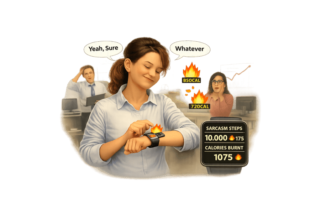 fitness tracker now counts sarcastic comments as cardio